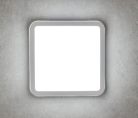 Kanlux 18W, 1400 lm, 4000K, IP54, 220x220 mm, szögletes, grafit, műanyag házas természetes fehér, mozgásérzékelős LED mennyezeti lámpatest, BENO LED