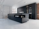 Kanlux 18W, 1400 lm, 4000K, IP54, 220x220 mm, szögletes, grafit, műanyag házas természetes fehér, mozgásérzékelős LED mennyezeti lámpatest, BENO LED