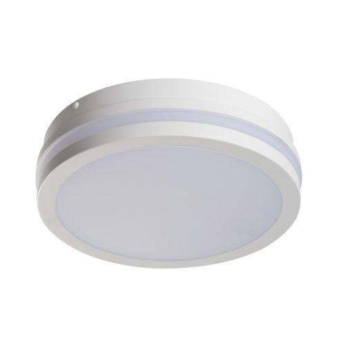 Kanlux 18W, 1550 lm, 4000K, IP54, Ø220 mm, kerek, fehér, műanyag házas természetes fehér LED mennyezeti lámpatest, BENO LED