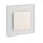 Kanlux 0,8W, 14 lm, 12V, 4000K, 75x75 mm természetes fehér süllyeszthető szögletes rozsdamentes acél lépcsővilágító - 50 000 h élettartam