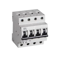   Kanlux Ideal TS 400V AC TH35 4P 25A B moduláris kismegszakító - 4 pólusú B karakterisztikájú 6 kA DIN sínre szerelhető 5 év garancia