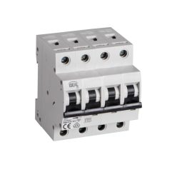   Kanlux Ideal TS 10A, 400V, 4P, IP20, fehér, ITS KMB6-B10/4 kismegszakító - túlterhelés és zárlat elleni védelem