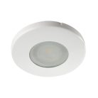 Kanlux Gx5,3, 12V, IP44/20, Ø85 mm, fehér, acél házas, kerek, 15°-ban állítható mennyezeti spot lámpatest, MARIN