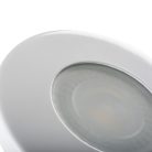 Kanlux Gx5,3, 12V, IP44/20, Ø85 mm, fehér, acél házas, kerek, 15°-ban állítható mennyezeti spot lámpatest, MARIN