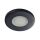 Kanlux Gx5,3, 12V, IP44/20, Ø85 mm, matt fekete, acél házas, kerek, mennyezeti spot lámpatest, MARIN
