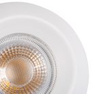 Kanlux 3xGU10, IP20, Ø90mm, fehér/ezüst, alumínium házas fali-mennyezeti lámpatest, GALOBA