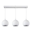 Kanlux mennyezeti függő lámpa, 3XGU10 foglalattal, Ø90 mm, fehér, alumínium, GALOBA C