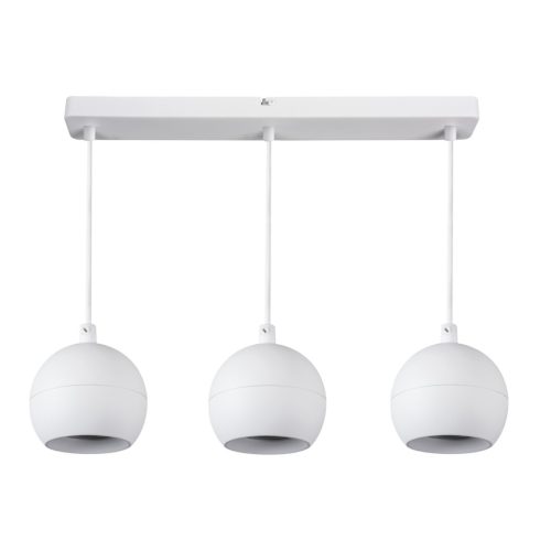 Kanlux mennyezeti függő lámpa, 3XGU10 foglalattal, Ø90 mm, fehér, alumínium, GALOBA C