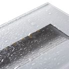Kanlux 3W, 140 lm, 4000K, IP 44, fehér, alumínium házas természetes fehér süllyeszthető LED homlokzat -és lépcsővilágító, GLASI LED - 30 000 h élettartam