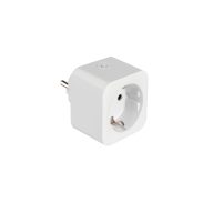   Kanlux, Wi-Fi-s okos dugalj adapter (Schuko, 16A, energiafogyasztás-mérés, időzítő funkciók), S AD GN SCH 16A PM - 2 év garancia, energia-megtakarítás