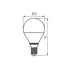 LED fényforrás IQ-LED G45