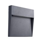 Kanlux 6,5W, 270 lm, 4000K, IP 54, 160x160mm, természetes fehér süllyeszthető LED homlokzat -és kültéri lépcsővilágító, DULI LED - 30 000 h élettartam