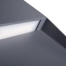 Kanlux 6,5W, 270 lm, 4000K, IP 54, 160x160mm, természetes fehér süllyeszthető LED homlokzat -és kültéri lépcsővilágító, DULI LED - 30 000 h élettartam