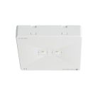 Kanlux 6,7W, 615 lm, IP20, 5000K, 130x130 mm, fehér, műanyag házas, hideg fehér vészvilágító lámpatest, ONTEC R - nyílt terű helyiségekben felhasználható