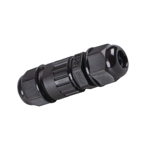 Kanlux, 250V AC, fekete, IP68, 3x1MM2, KONEKTOR IQ-LED FL QC I 3x1MM2 - 2 év garancia