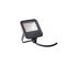 Kanlux IQ LED 10W 1200 lm IP65 4000K fekete, alumínium természetes fehér kültéri LED reflektor - opál edzett üveg búrával, 50 000 h élettartam, 5 év gar.
