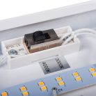 Kanlux 22/40W, 4400 lm, 4000K, 62x1200 mm, fehér, acél házas, fehér linerális lámpatest, MEBA LED - állítható fényáramú, színhőmérsékletű, opál búrával