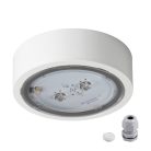 Kanlux 4,5W, 499 lm, IP65, 5000K, Ø170 mm, fehér, műanyag házas, hideg fehér vészvilágító lámpatest, ITECH - nyílt terű helyiségekben felhasználható