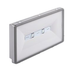   Kanlux 6,8W, 388 lm, IP65, 5000K, 269x144 mm, fehér, műanyag házas, hideg fehér vészvilágító lámpatest, ONTEC S - nyílt terű helyiségekben felhasználható