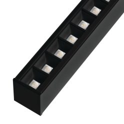   Kanlux 12W, 1550 lm, 3000K, fekete, alumínium házas, meleg fehér LED linerális lámpatest, ALIN-SL-NT - 50 000 h élettartam