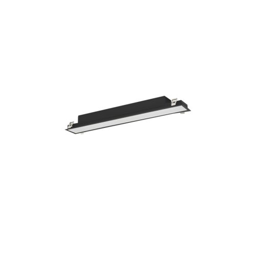Kanlux 19W, 2250 lm, 3000K, fekete, alumínium házas, meleg fehér LED linerális lámpatest, AL-SH-PT - 50 000 h élettartam