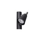 Kanlux GU10, IP20, Ø65mm, fekete, acél házas fali-mennyezeti lámpatest, SEMPRA