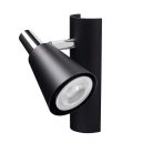 Kanlux GU10, IP20, Ø65mm, fekete, acél házas fali-mennyezeti lámpatest, SEMPRA