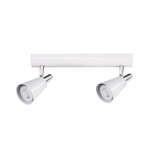 Kanlux GU10, IP20, Ø65mm, fehér, acél házas fali-mennyezeti lámpatest, SEMPRA