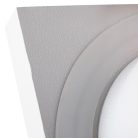 Kanlux 80x80 mm, GU10, IP44, fehér színű, alumínium házas, szögletes spot lámpa keret, FLINI
