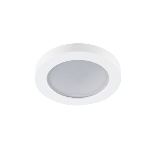 Kanlux Ø80 mm, GU10, IP44, fehér színű, alumínium házas, kerek spot lámpa keret, FLINI
