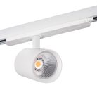 Kanlux 30W, 3000 lm, 4000K, RA90, Ø90 mm, fehér, alumínium házas, természetes fehér 360°-ban állítható sínre szerelhető lámpatest, ACORD ATL1