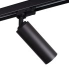 Kanlux GU10, Ø55 mm, fekete, alumínium házas, 360°-ban állítható sínre szerelhető lámpatest, ACORD ATL2 GU10