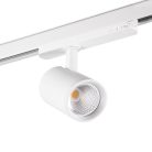 Kanlux 18W, 1800 lm, 4000K, RA90, Ø75 mm, fekete, alumínium házas, természetes fehér 360°-ban állítható sínre szerelhető lámpatest, ACORD ATL1