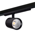 Kanlux 30W, 2850 lm, 3000K, RA90, Ø90 mm, fekete, alumínium házas, meleg fehér 360°-ban állítható sínre szerelhető lámpatest, ACORD ATL1