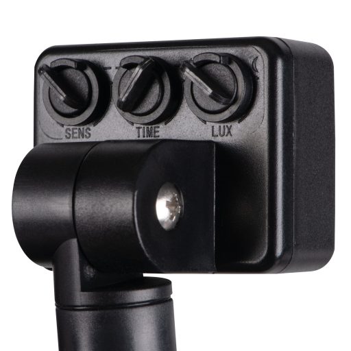 Kanlux 20W 1600 lm IP 44 4000K fekete, alumínium természetes fehér kültéri mozgásérzékelős LED reflektor, ANTEM LED - opál edzett üveg búrával