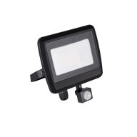   Kanlux 30W 2400 lm IP 44 4000K fekete, alumínium természetes fehér kültéri mozgásérzékelős LED reflektor, ANTEM LED - opál edzett üveg búrával