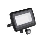 Kanlux 50W 4000 lm IP 44 4000K fekete, alumínium természetes fehér kültéri mozgásérzékelős LED reflektor, ANTEM LED - opál edzett üveg búrával