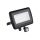 Kanlux 50W 4000 lm IP 44 4000K fekete, alumínium természetes fehér kültéri mozgásérzékelős LED reflektor, ANTEM LED - opál edzett üveg búrával