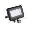 Kanlux 50W 4000 lm IP 44 4000K fekete, alumínium természetes fehér kültéri mozgásérzékelős LED reflektor, ANTEM LED - opál edzett üveg búrával