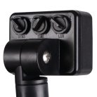 Kanlux 50W 4000 lm IP 44 4000K fekete, alumínium természetes fehér kültéri mozgásérzékelős LED reflektor, ANTEM LED - opál edzett üveg búrával