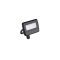 Kanlux 10W 800 lm IP 65 4000K fekete, alumínium természetes fehér kültéri LED reflektor, ANTEM LED - opál edzett üveg búrával