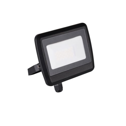 Kanlux 30W 2400 lm IP 65 4000K fekete, alumínium természetes fehér kültéri LED reflektor, ANTEM LED - opál edzett üveg búrával