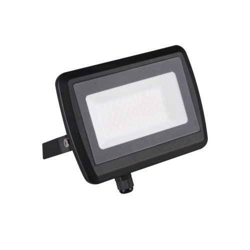 Kanlux 50W 4000 lm IP 65 4000K fekete, alumínium természetes fehér kültéri LED reflektor, ANTEM LED - opál edzett üveg búrával
