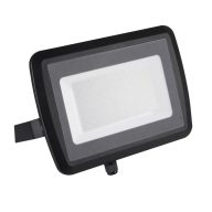   Kanlux 100W 9500 lm IP 65 4000K fekete, alumínium természetes fehér kültéri LED reflektor, ANTEM LED - opál edzett üveg búrával
