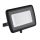 Kanlux 100W 9500 lm IP 65 4000K fekete, alumínium természetes fehér kültéri LED reflektor, ANTEM LED - opál edzett üveg búrával