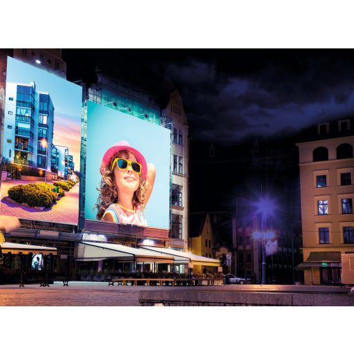 Kanlux 100W 9500 lm IP 65 4000K fekete, alumínium természetes fehér kültéri LED reflektor, ANTEM LED - opál edzett üveg búrával
