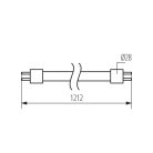 Kanlux 15W, 2200 lm, 4000K, G13, 1212 mm természetes fehér LED fényforrás, T8 GLASSv5 LED fénycső