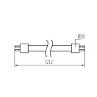 Kanlux 18W, 2880 lm, 4000K, G13, 1212 mm természetes fehér LED fényforrás, T8 GLASSv4 LED fénycső