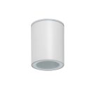 Kanlux kültéri mennyezeti spot lámpatest GU10 foglalattal, IP 65, Ø70 mm, henger alakú, fehér, alumínium, AQILO