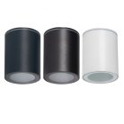 Kanlux kültéri mennyezeti spot lámpatest GU10 foglalattal, IP 65, Ø70 mm, henger alakú, graft, alumínium, AQILO